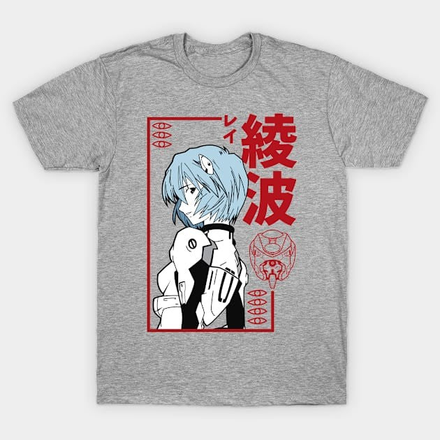 Anime 100% Cotton T-Shirt Neon Genesis Evangelion