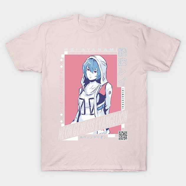 Anime 100% Cotton T-Shirt Neon Genesis Evangelion