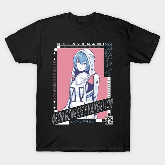 Anime 100% Cotton T-Shirt Neon Genesis Evangelion
