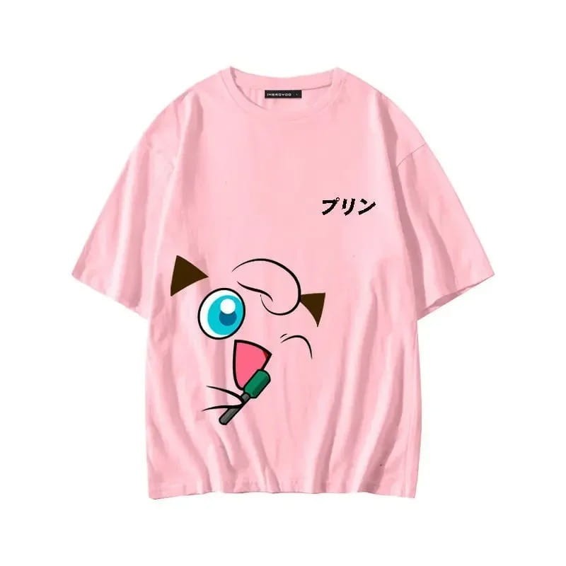 POKEMON Jigglypuff 100% Cotton Anime T-Shirt