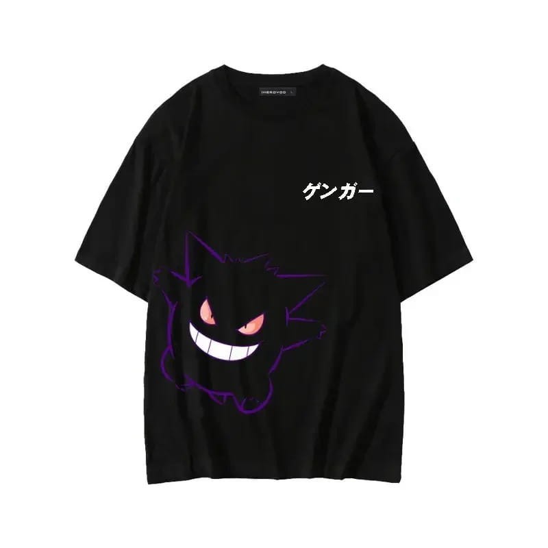 Koszulka T-shirt Anime 100% Bawełna POKEMON  Gengar
