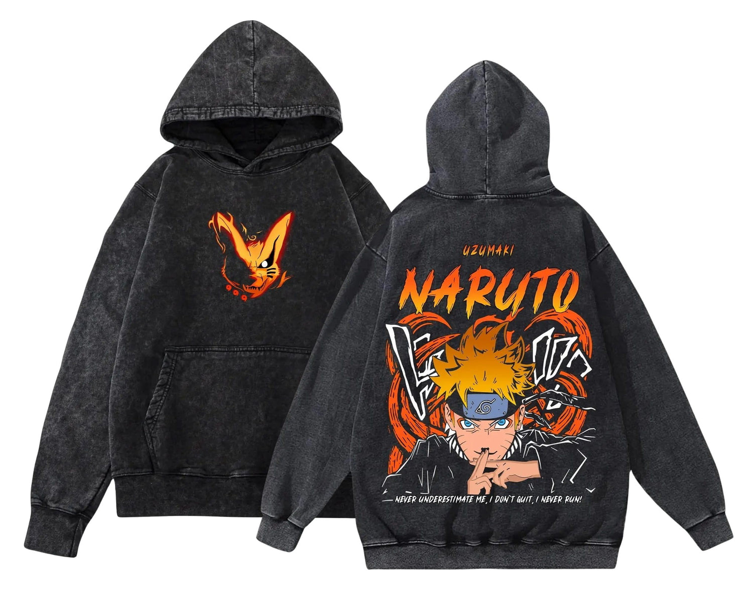 Anime Hoodie Naruto 100% Cotton