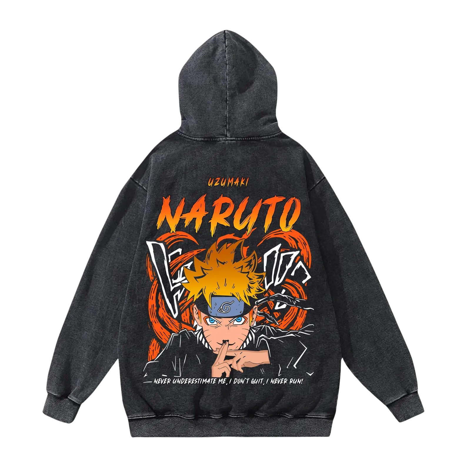 Anime Hoodie Naruto 100% Cotton
