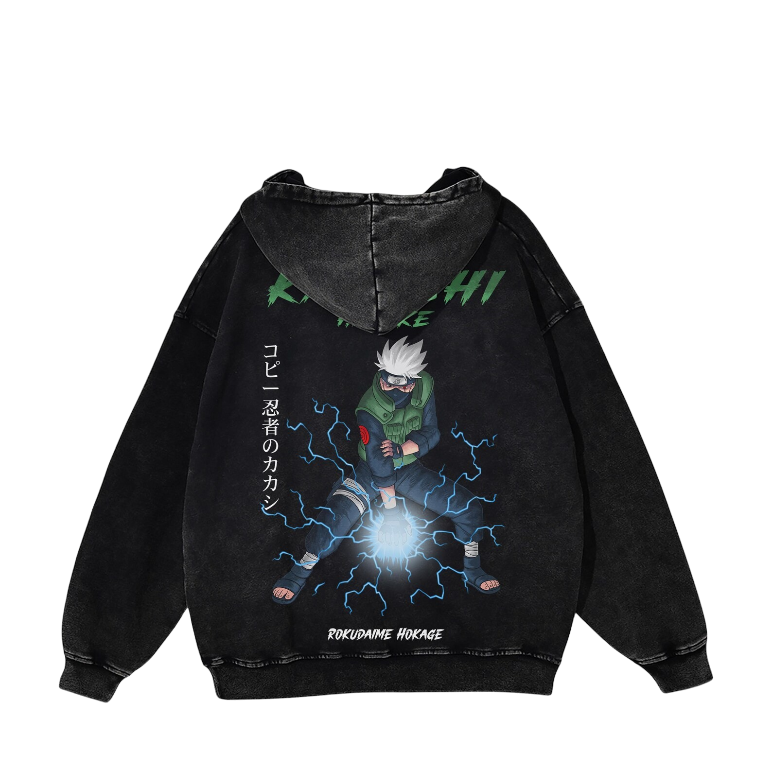Anime Hoodie Naruto Kakashi 100% Cotton