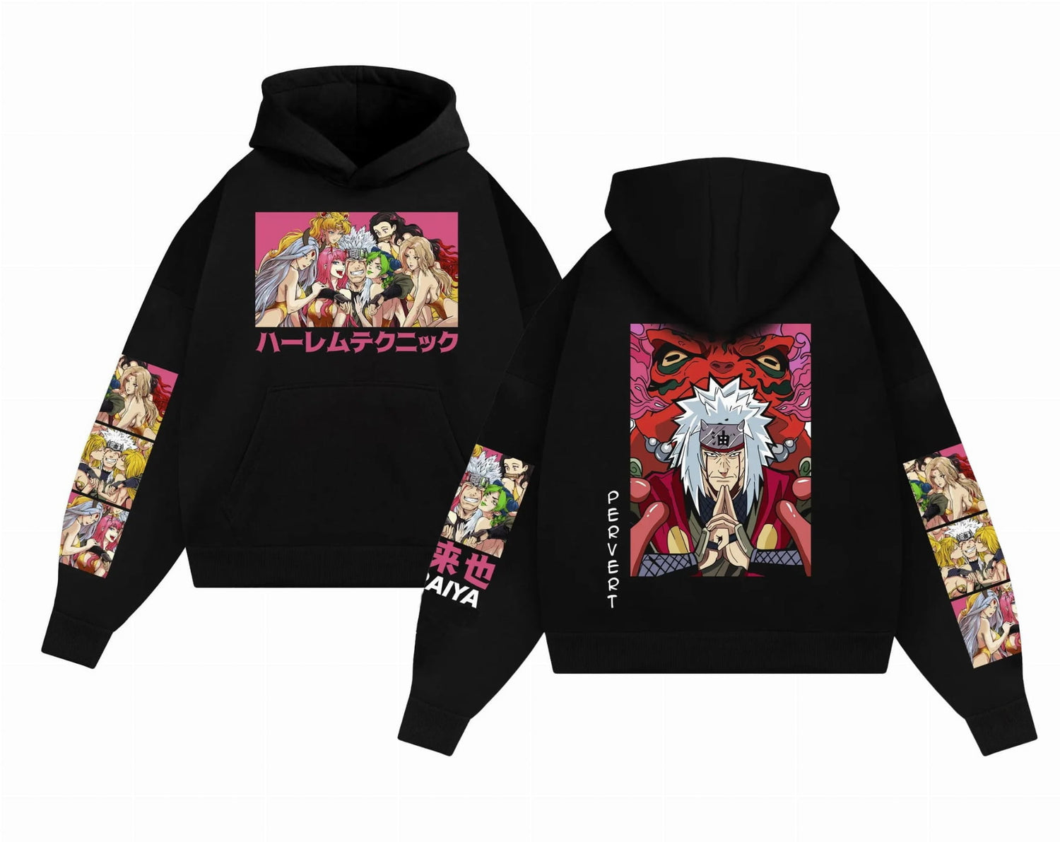 Naruto Shippuden Jiraiya Anime Cotton Hoodie