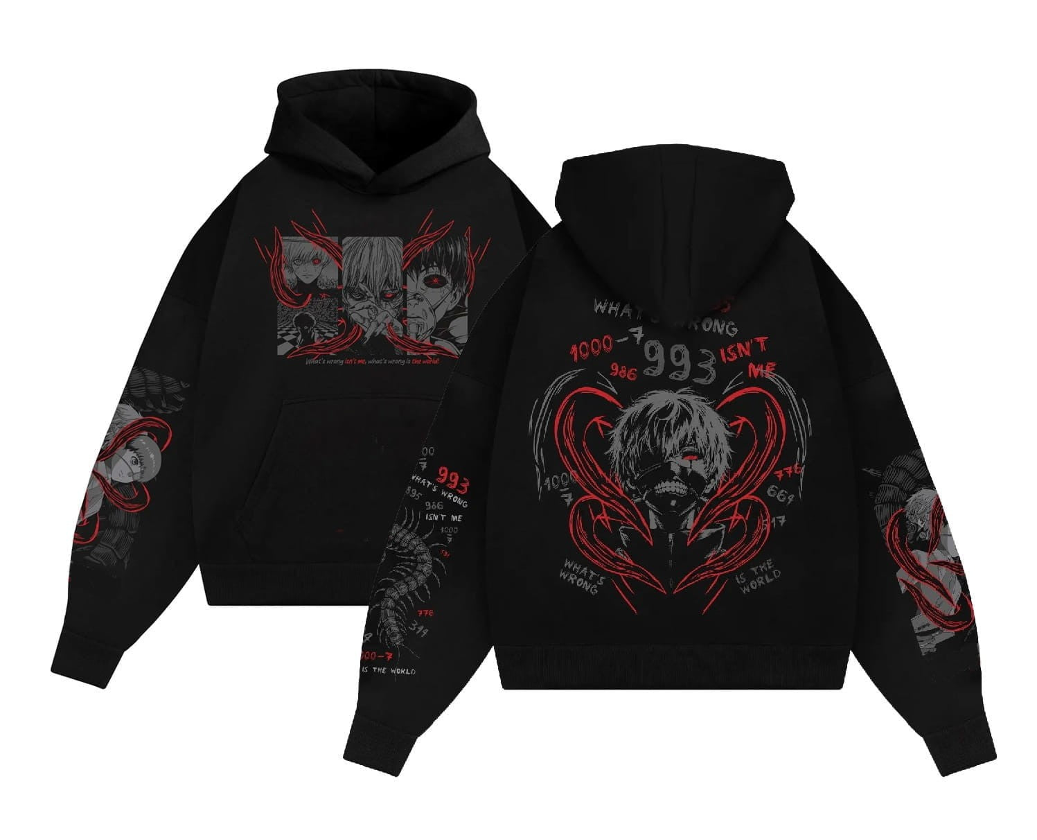 Tokyo Ghoul Ken Kaneki Anime Cotton Hoodie