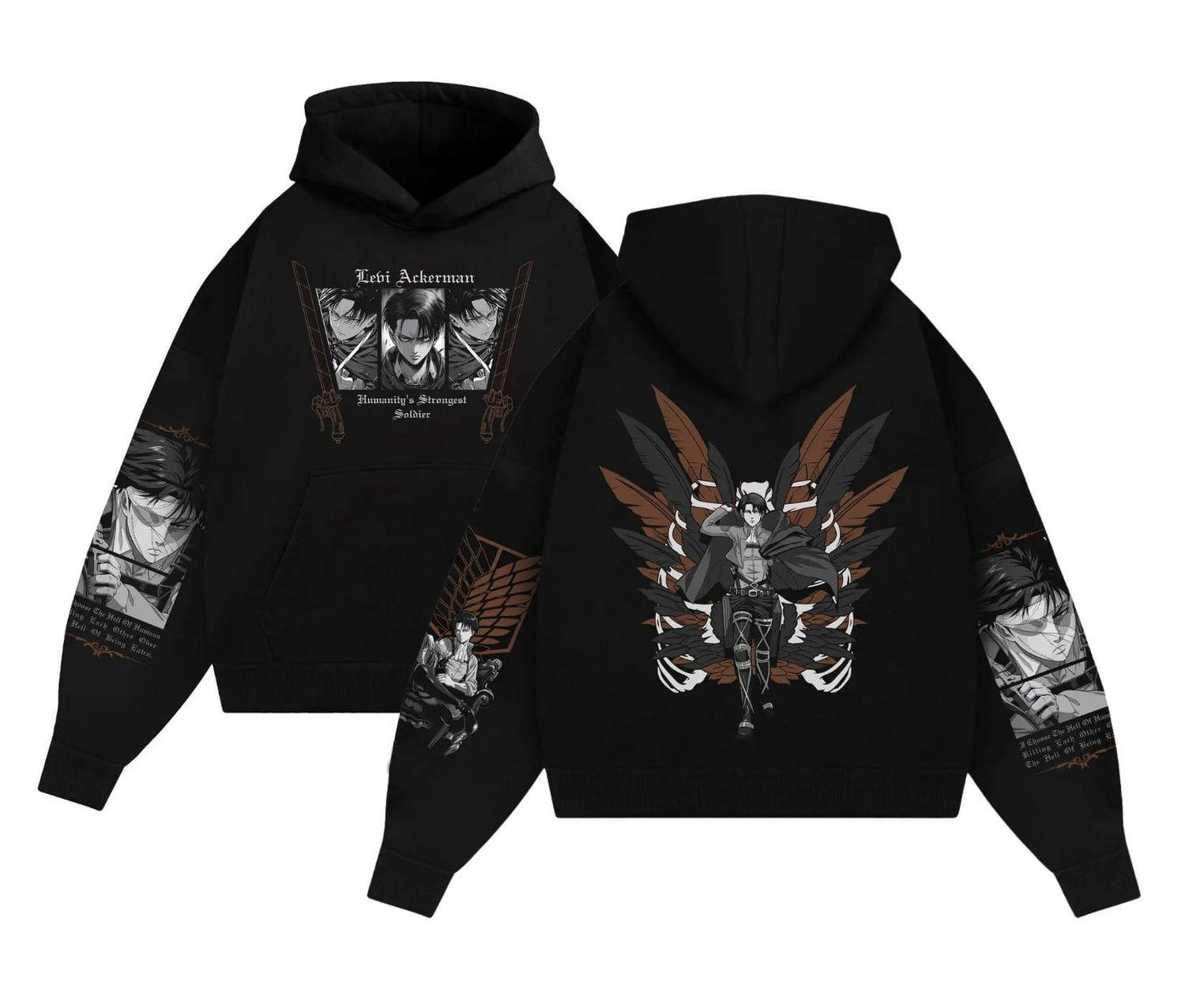 Attack on Titan Levi Anime Cotton Hoodie