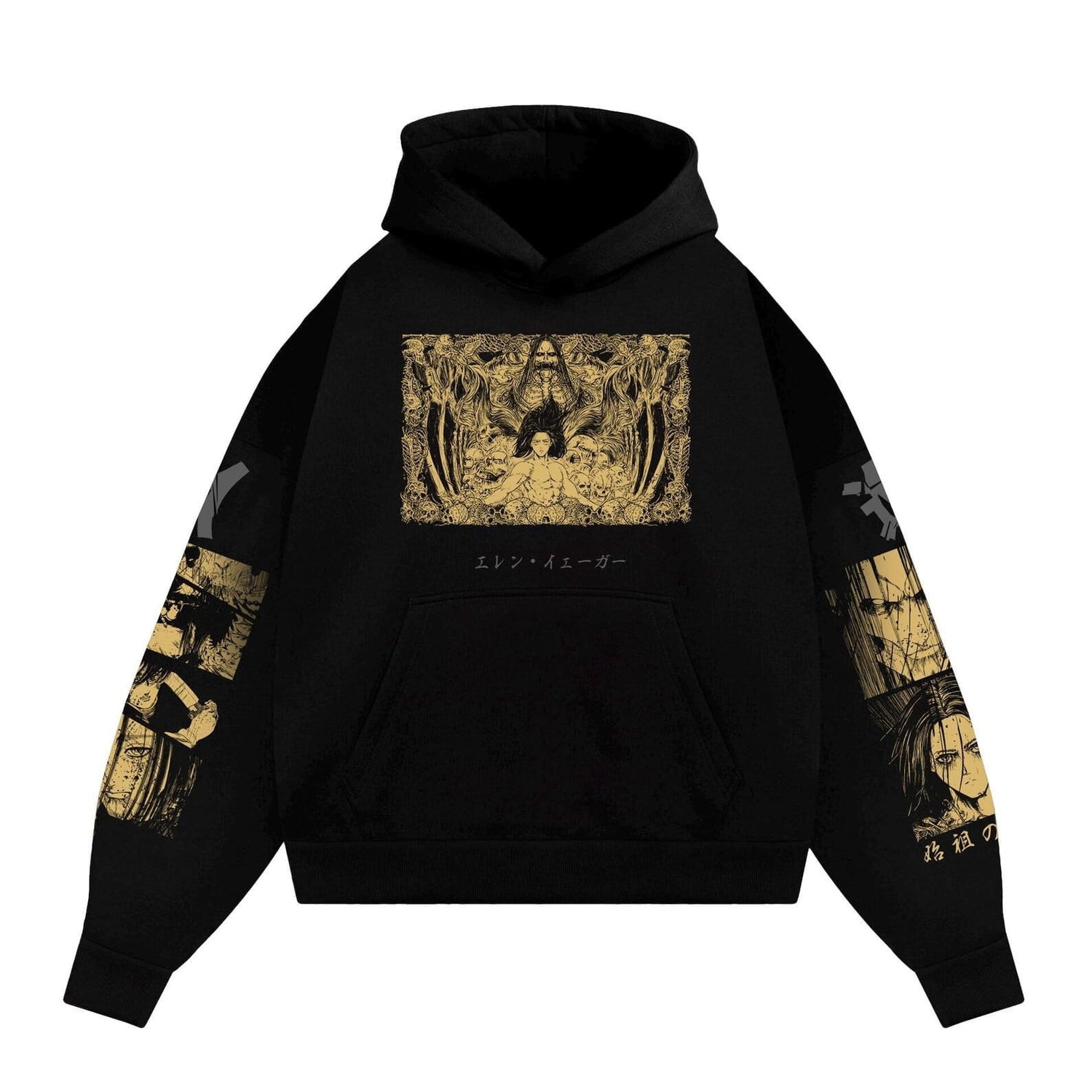 Bluza bawełniana z kapturem Atak Tytanów Anime