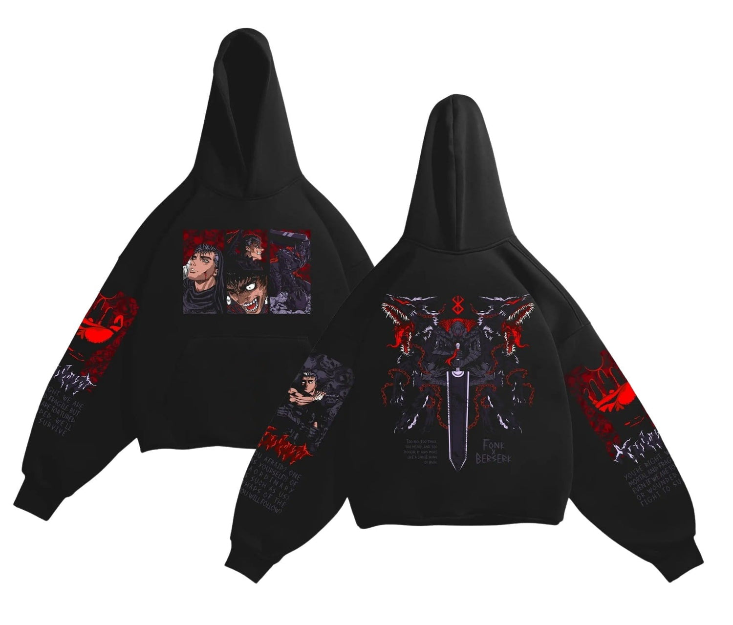 Anime Cotton Hoodie Berserk