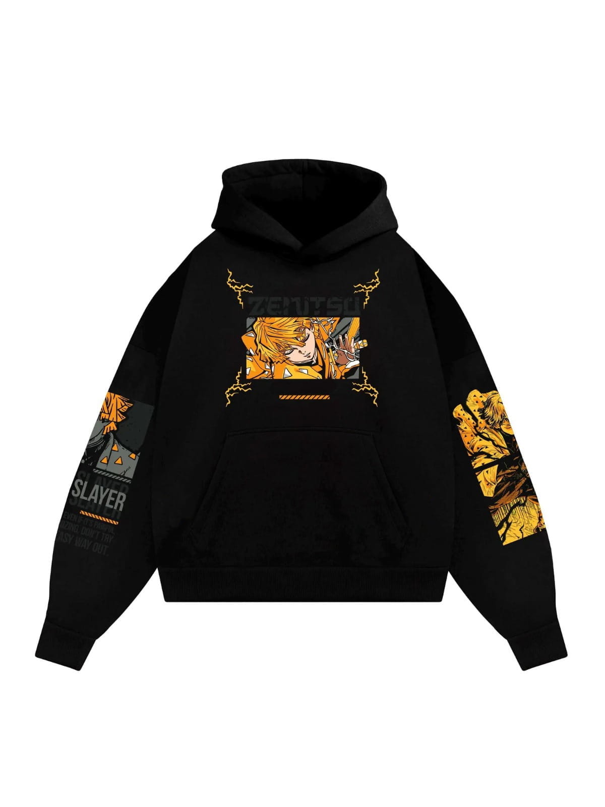 Bawełniana bluza z kapturem Demon Slayer Zenitsu