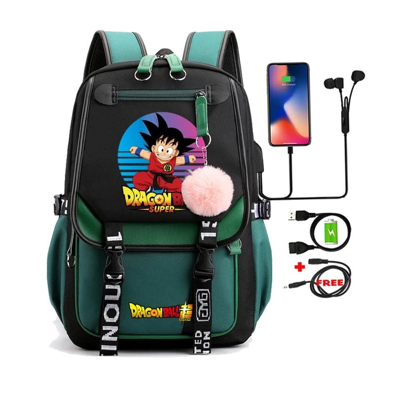 Anime School Backpack Dragon Ball Goku Saiyan