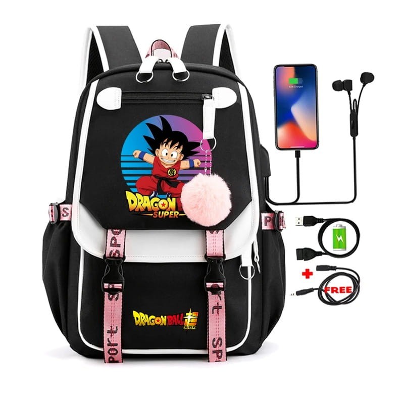 Anime School Backpack Dragon Ball Goku Saiyan