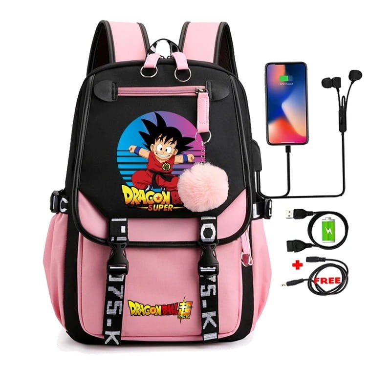 Anime School Backpack Dragon Ball Goku Saiyan