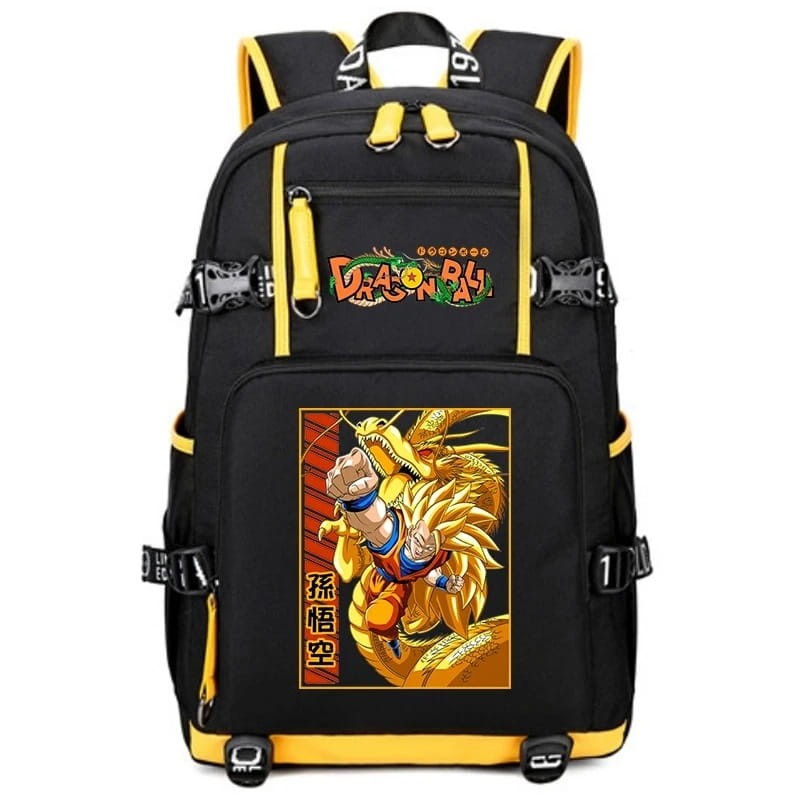 Anime School Backpack Dragon Ball Goku Super Saiyan