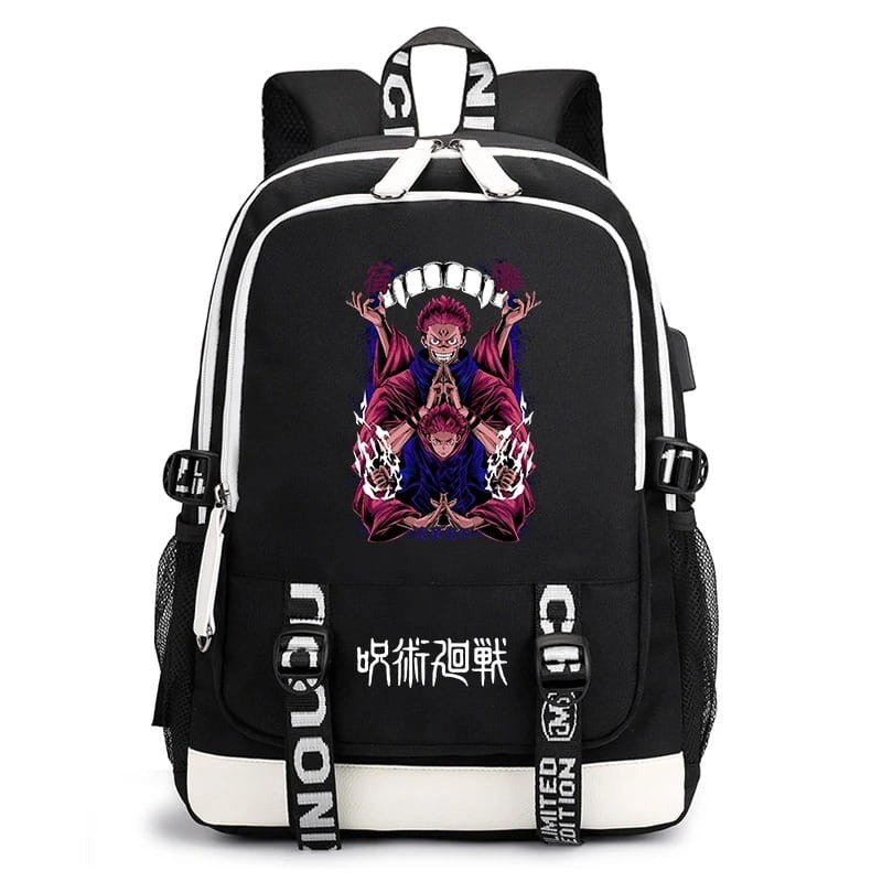 Anime School Backpack Jujutsu Kaisen Ryomen Sukuna i Itadori