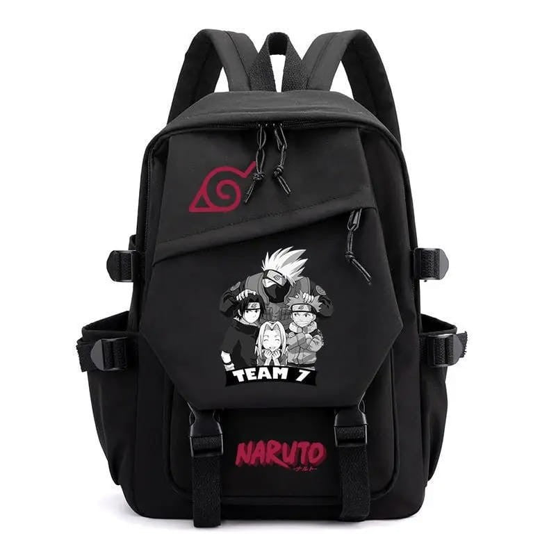Anime School Backpack Naruto Kakashi, Naruto, Sasuke i Sakura