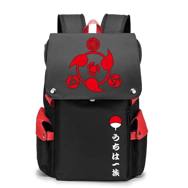 Anime School Backpack Naruto Sharingan & Uchiha Clan