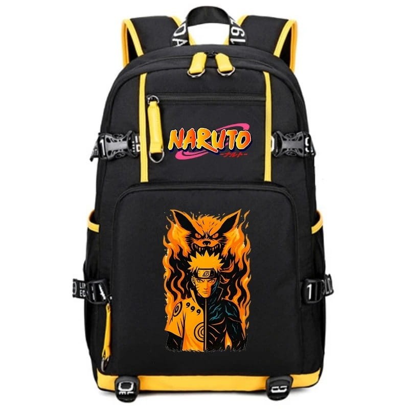 Anime School Backpack Naruto Kurama