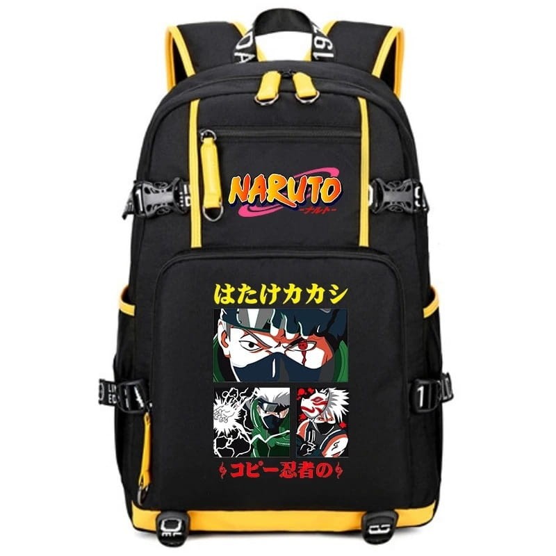Anime School Backpack Naruto Kakashi Hatake / Sharingan