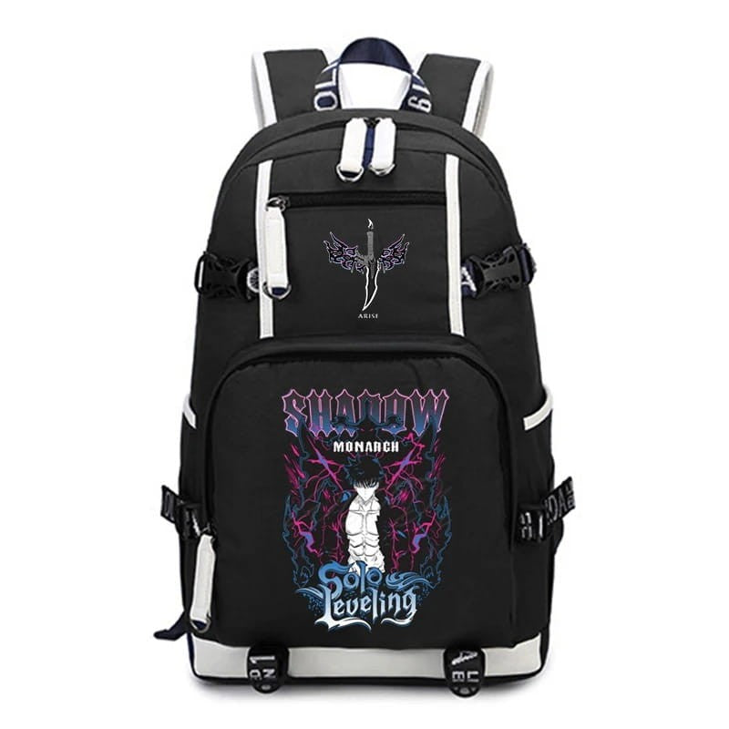 Anime School Backpack Solo Leveling Sung Jin-Woo Monarch