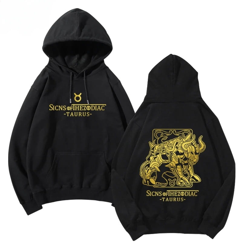 Bluza bawełniana z kapturem Saint Seiya Anime
