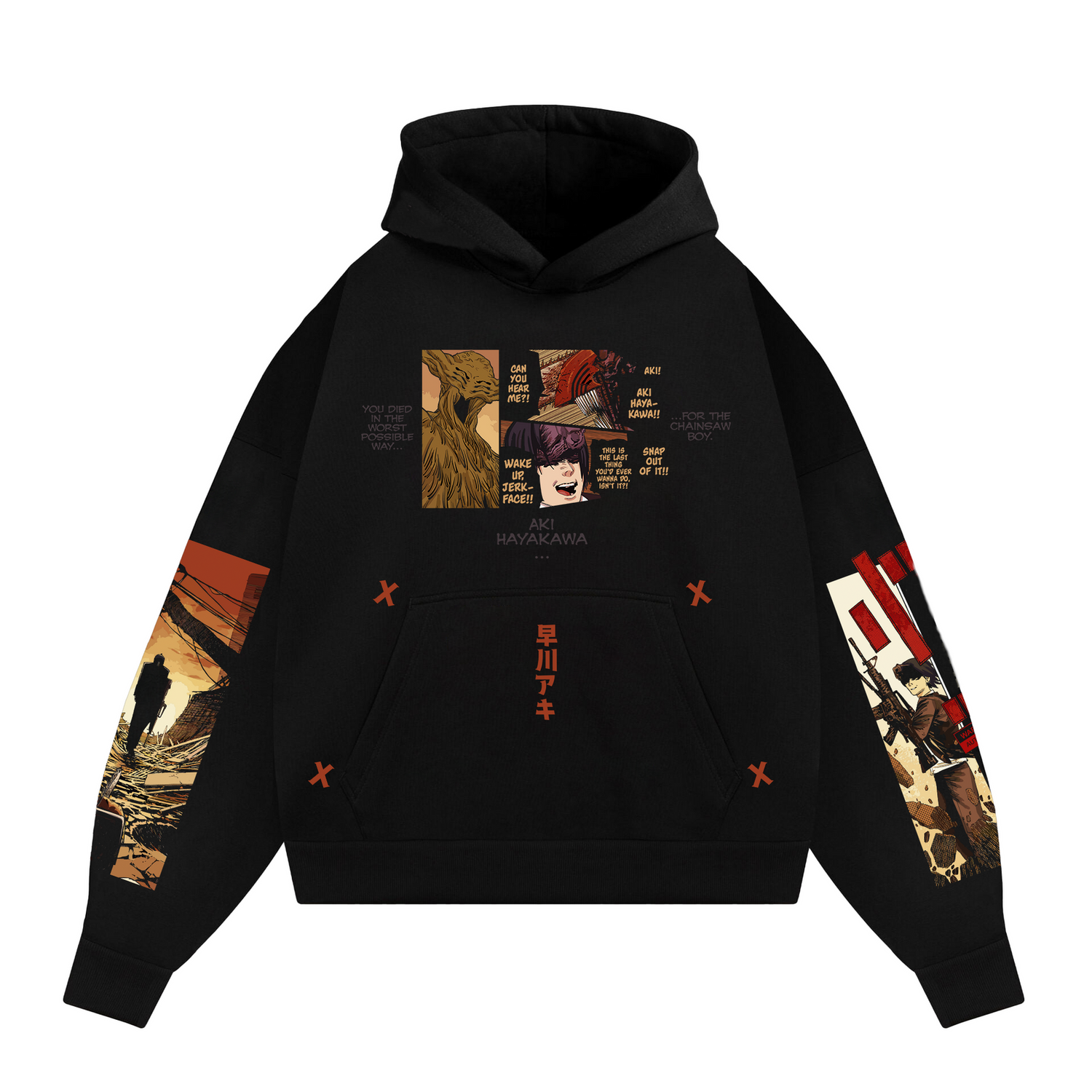 Chainsaw Man Anime Cotton Hoodie