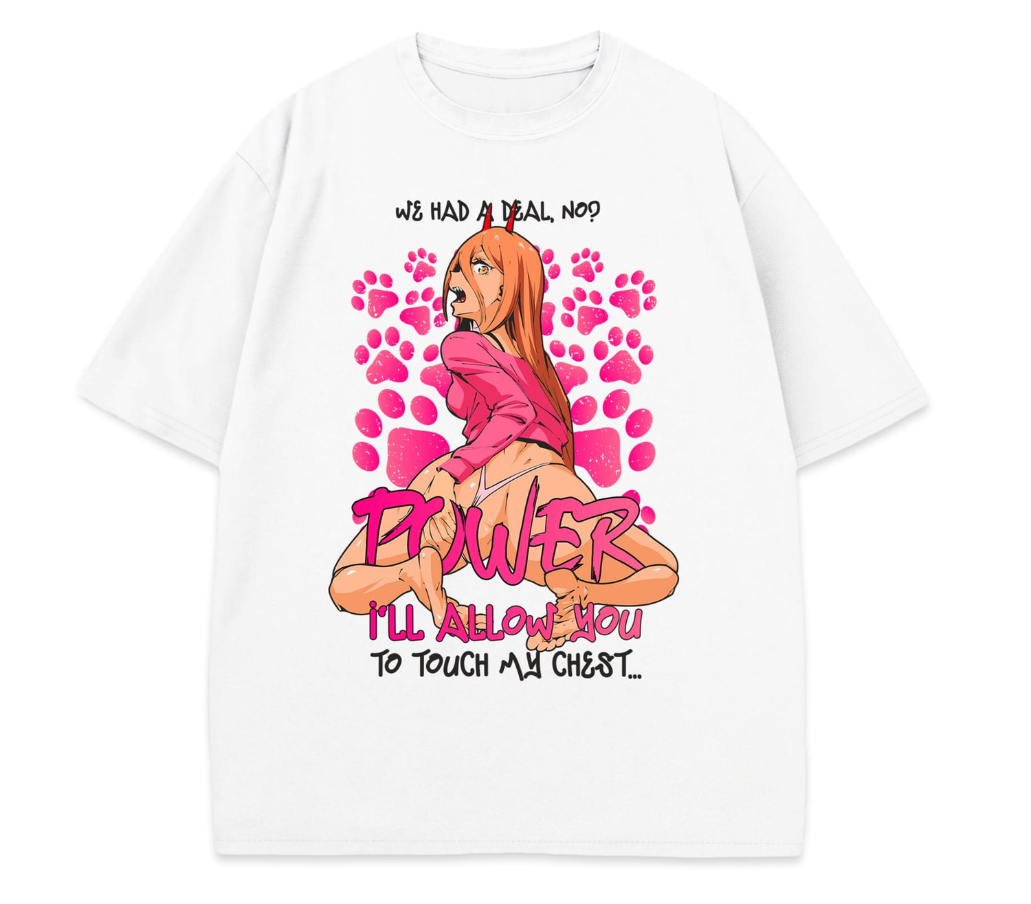 Koszulka Anime 100% Chainsaw Man Power