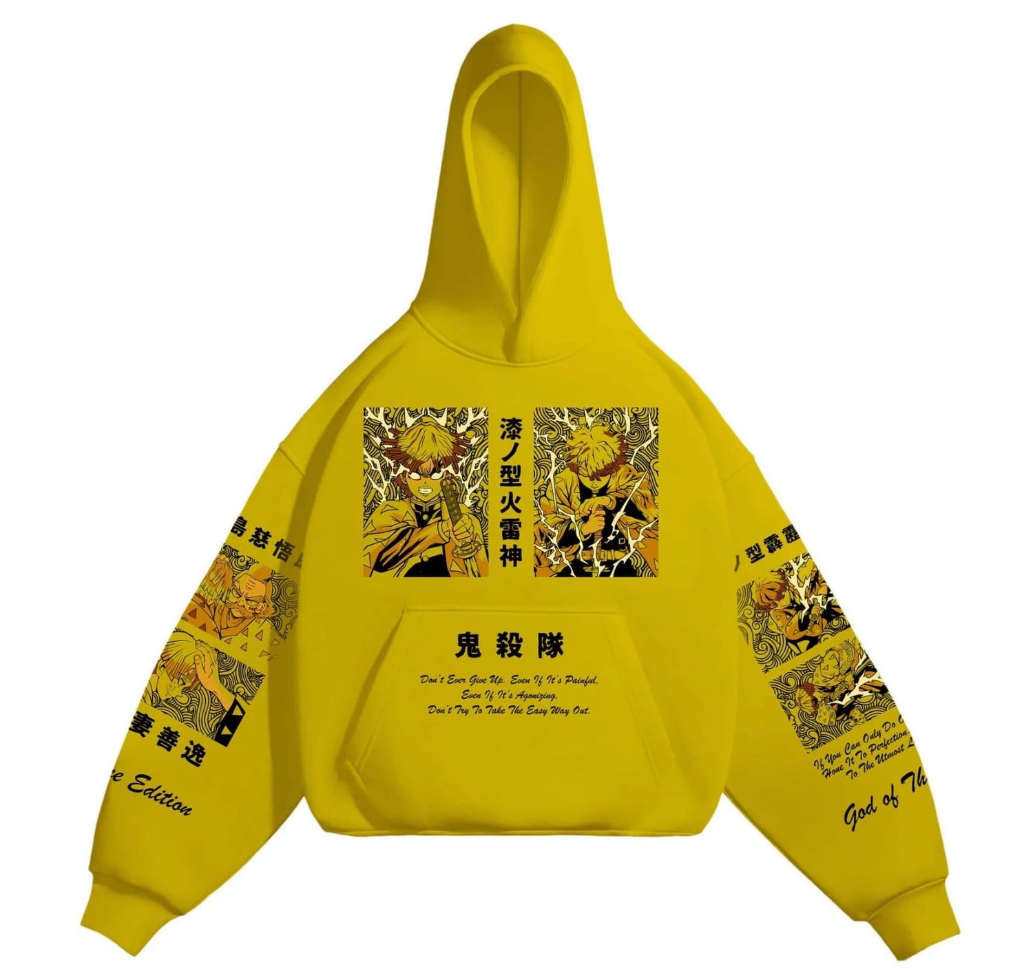 Bluza Bawełniana Anime Demon Slayer Zenitsu
