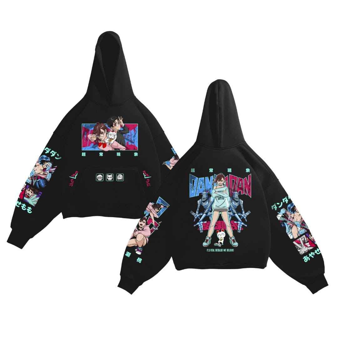 Bluza bawełniana z kapturem "Dandandan Anime"