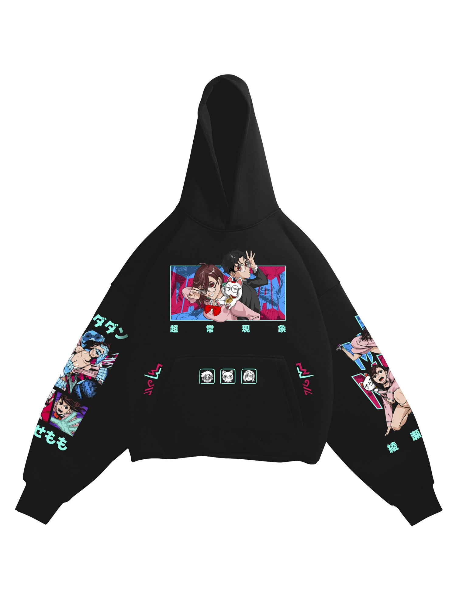 Bluza bawełniana z kapturem "Dandandan Anime"