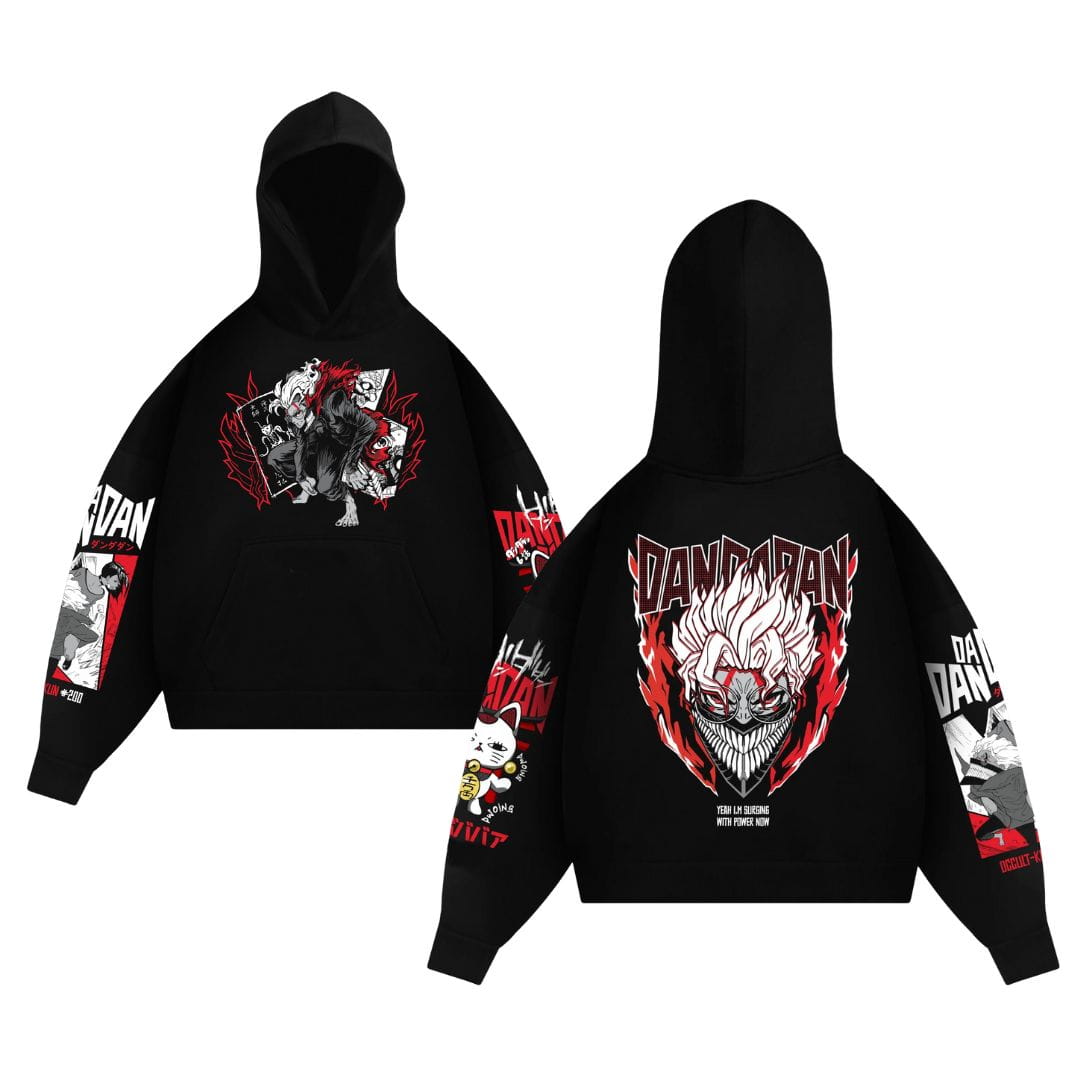 Dandandan Anime Bawełniana Bluza z Kapturem