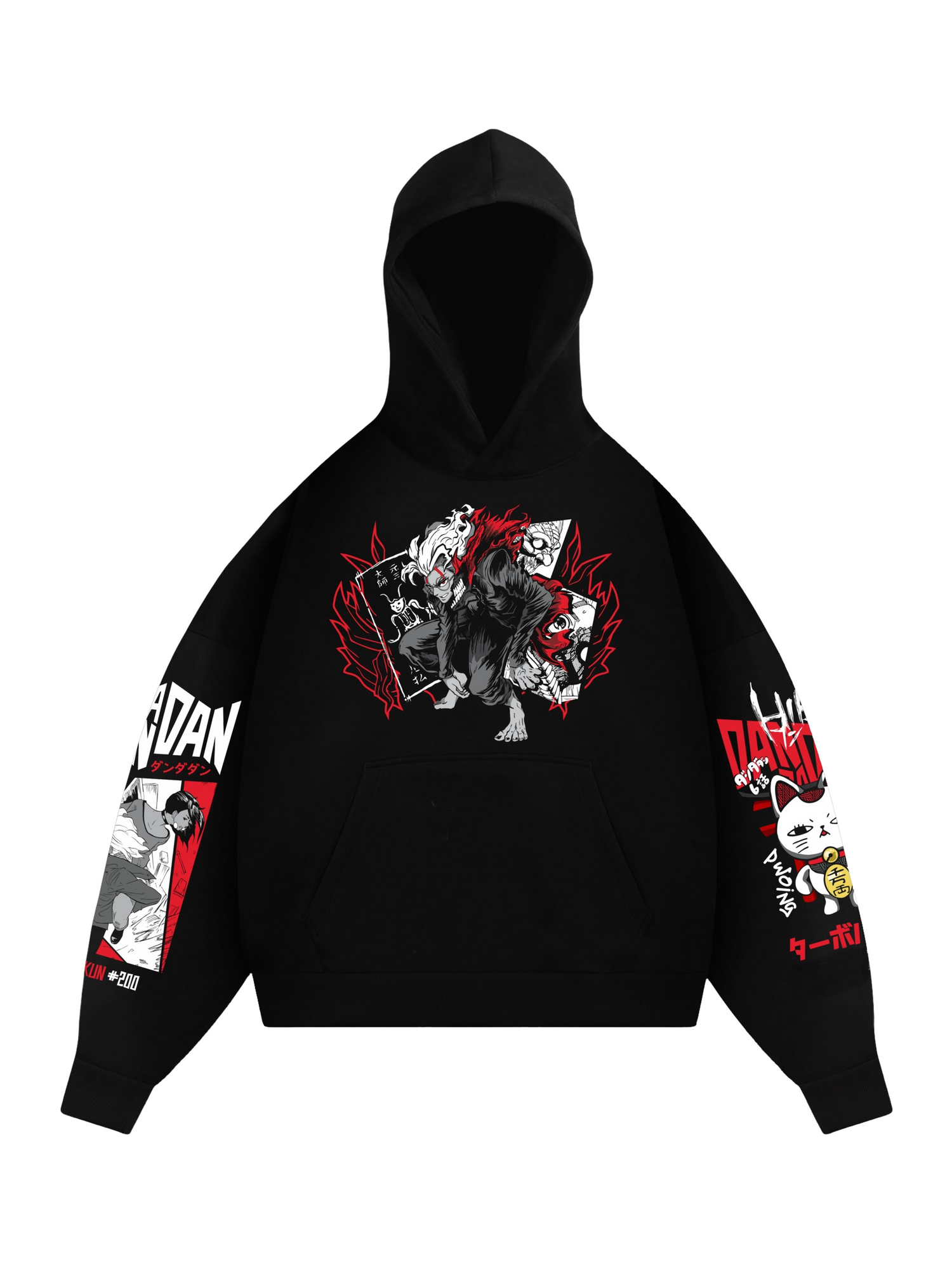 Dandandan Anime Bawełniana Bluza z Kapturem