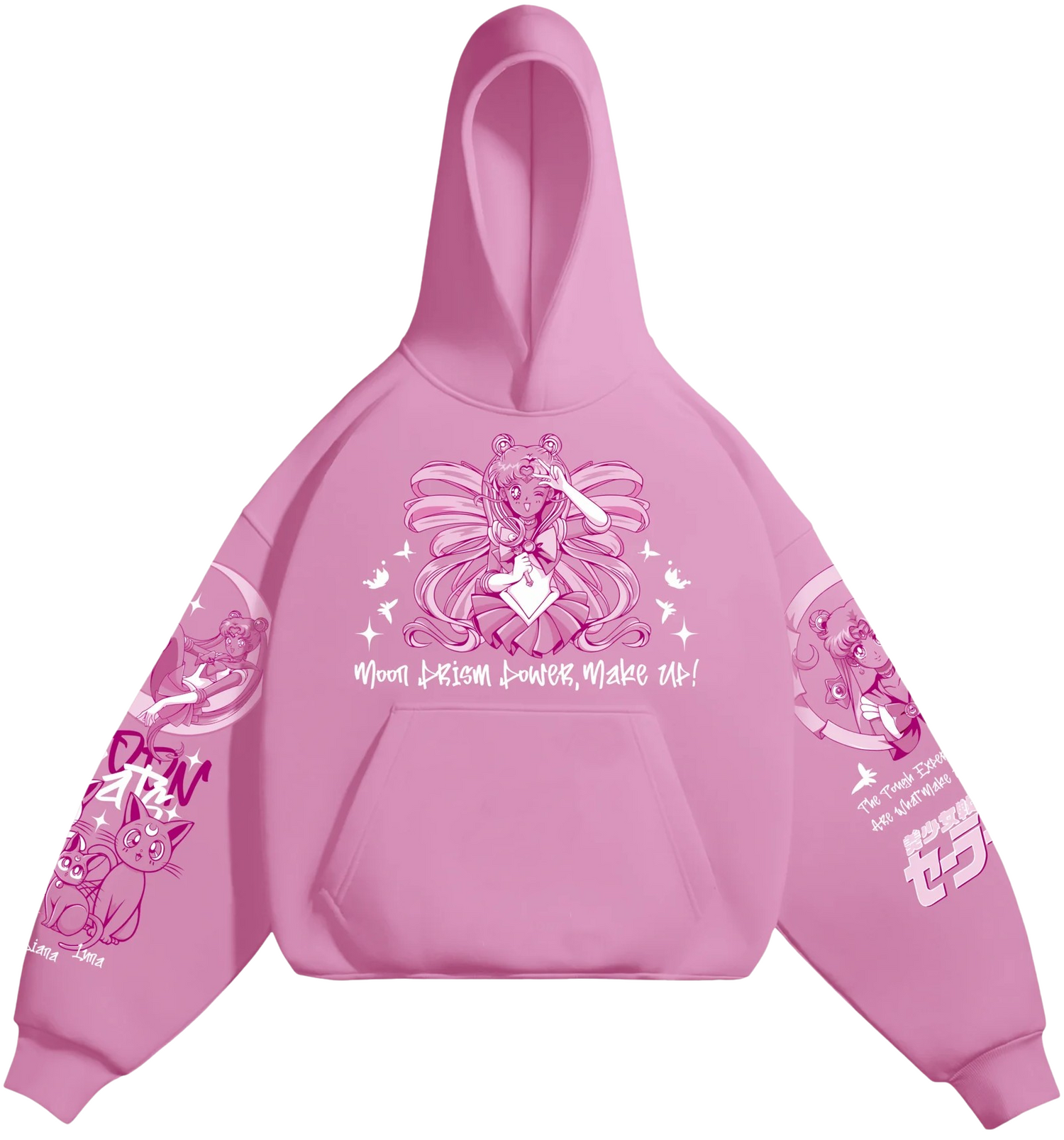 Bluza bawełniana z kapturem Sailor Moon Star Guardian Anime
