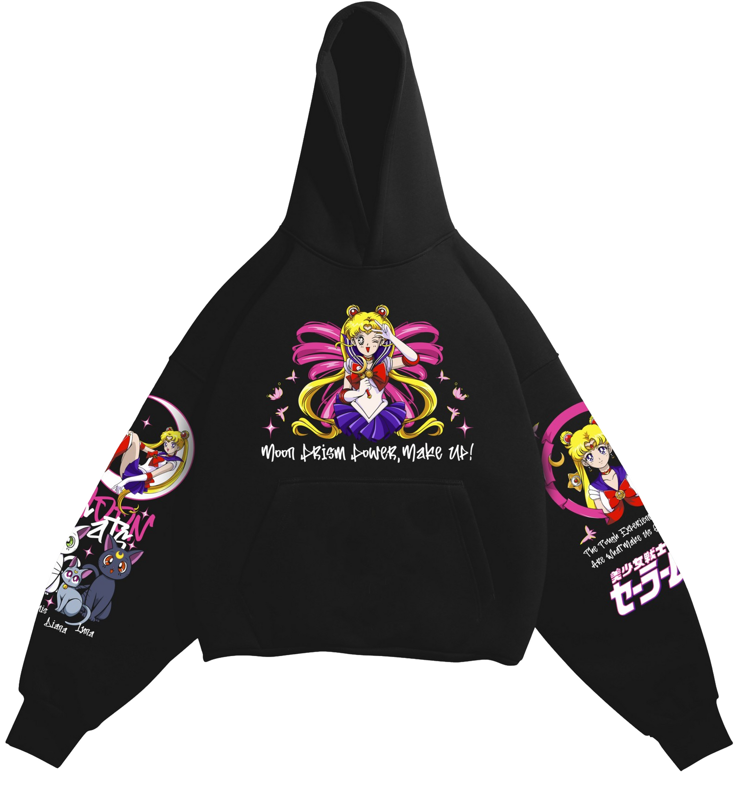Bluza bawełniana z kapturem Sailor Moon Star Guardian Anime