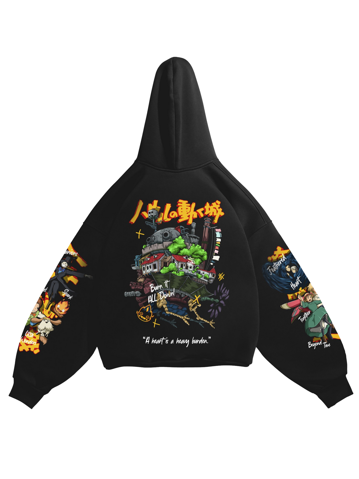 Howl's Moving Castle - Hayao Miyazaki Anime Cotton Hoodie