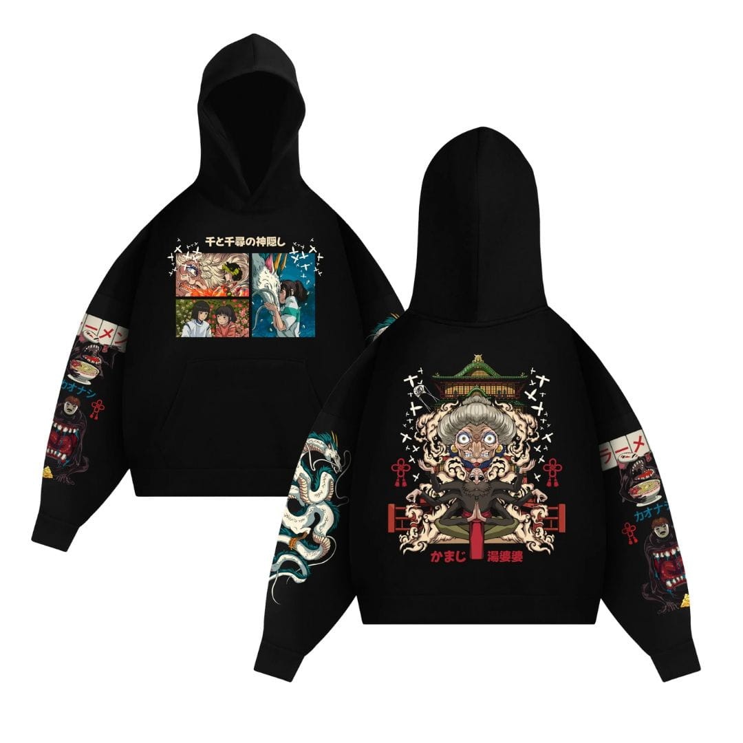 Anime Cotton Hoodie Spirited Away - Hayao Miyazaki