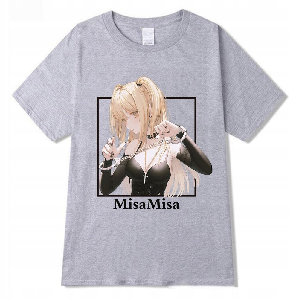 Death Note Misa koszulka anime 100% bawełna