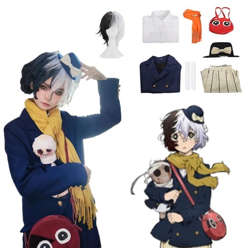 Cosplay Set Anime Bungou Stray Dogs Yumeno Kyusaku