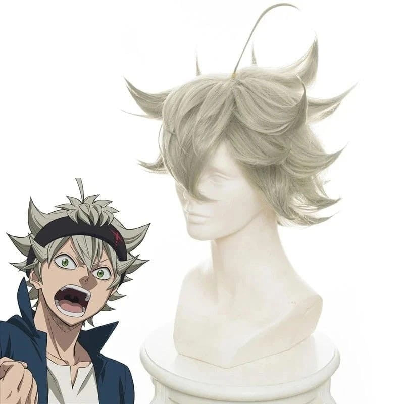 Anime Cosplay Wig Black Clover Cosplay Asta