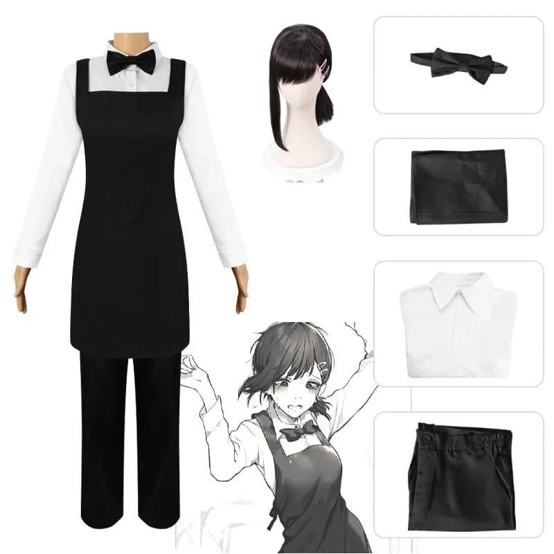 Anime Cosplay Set Chainsaw Man Higashiyama Kobeni