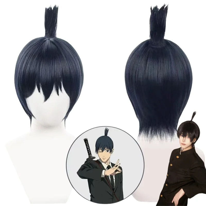 Anime Cosplay Wig Chainsaw Man Hayakawa Aki