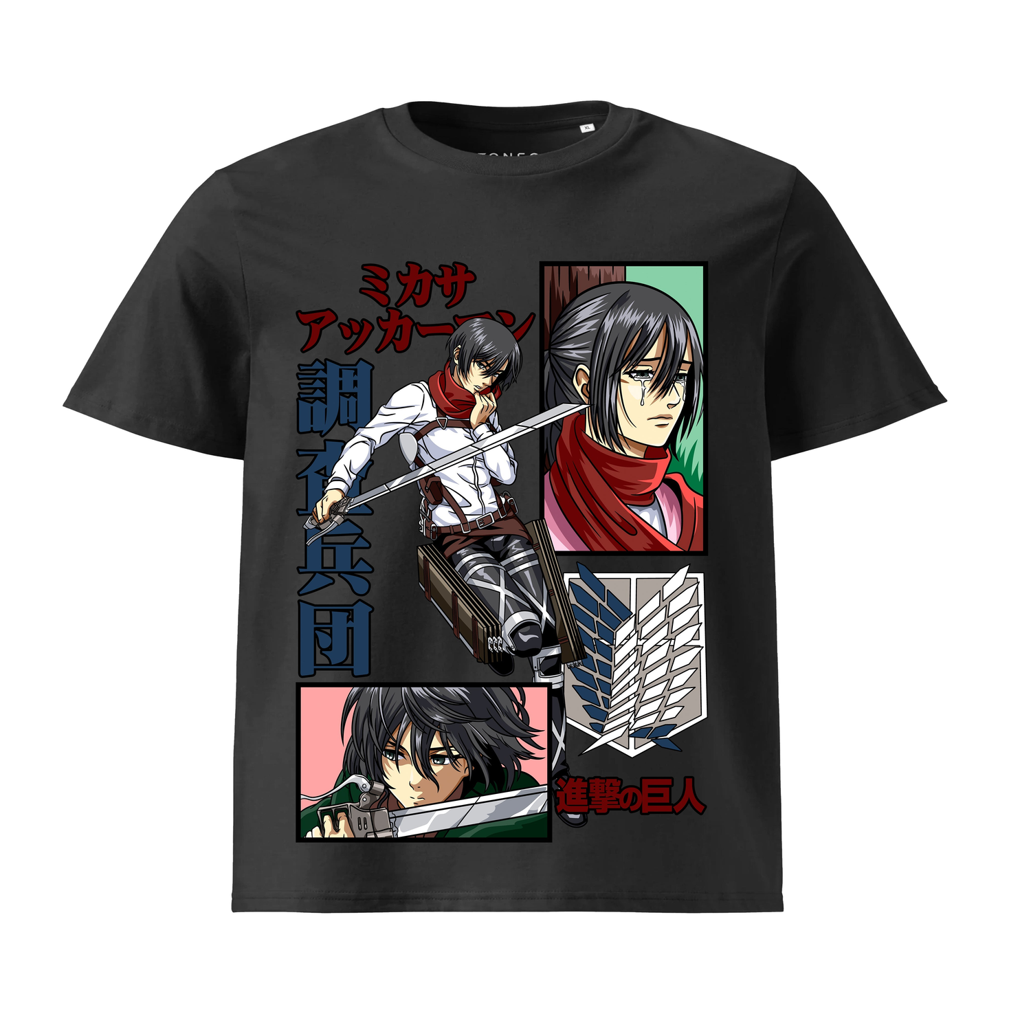 Koszulka anime "Attack on Titan" 100% bawełna