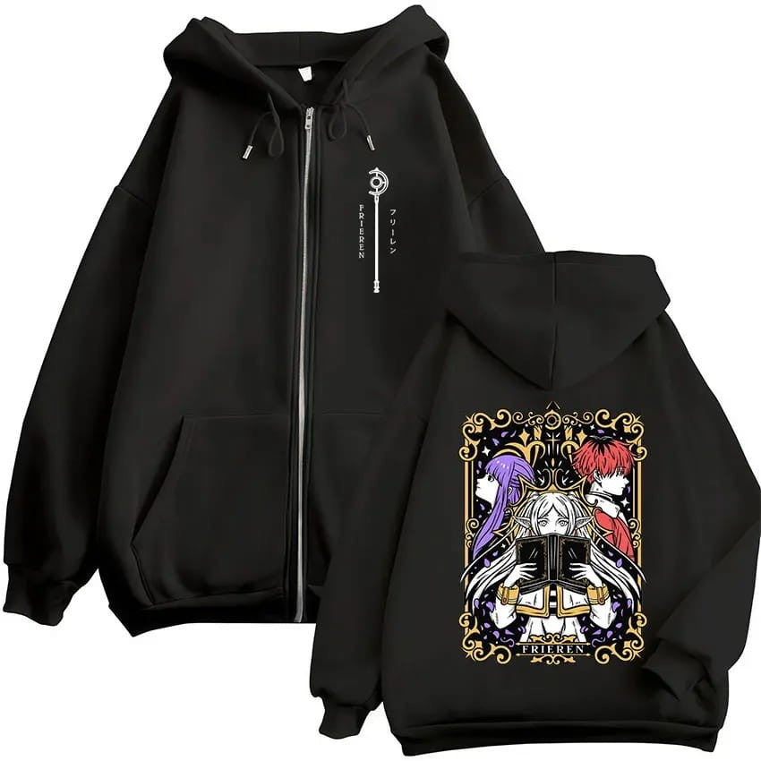 Bluza Bawełniana Rozpinana Anime Frieren