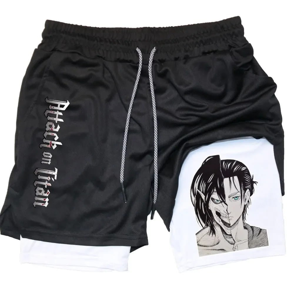 Attack on Titan Anime Summer Sports Shorts