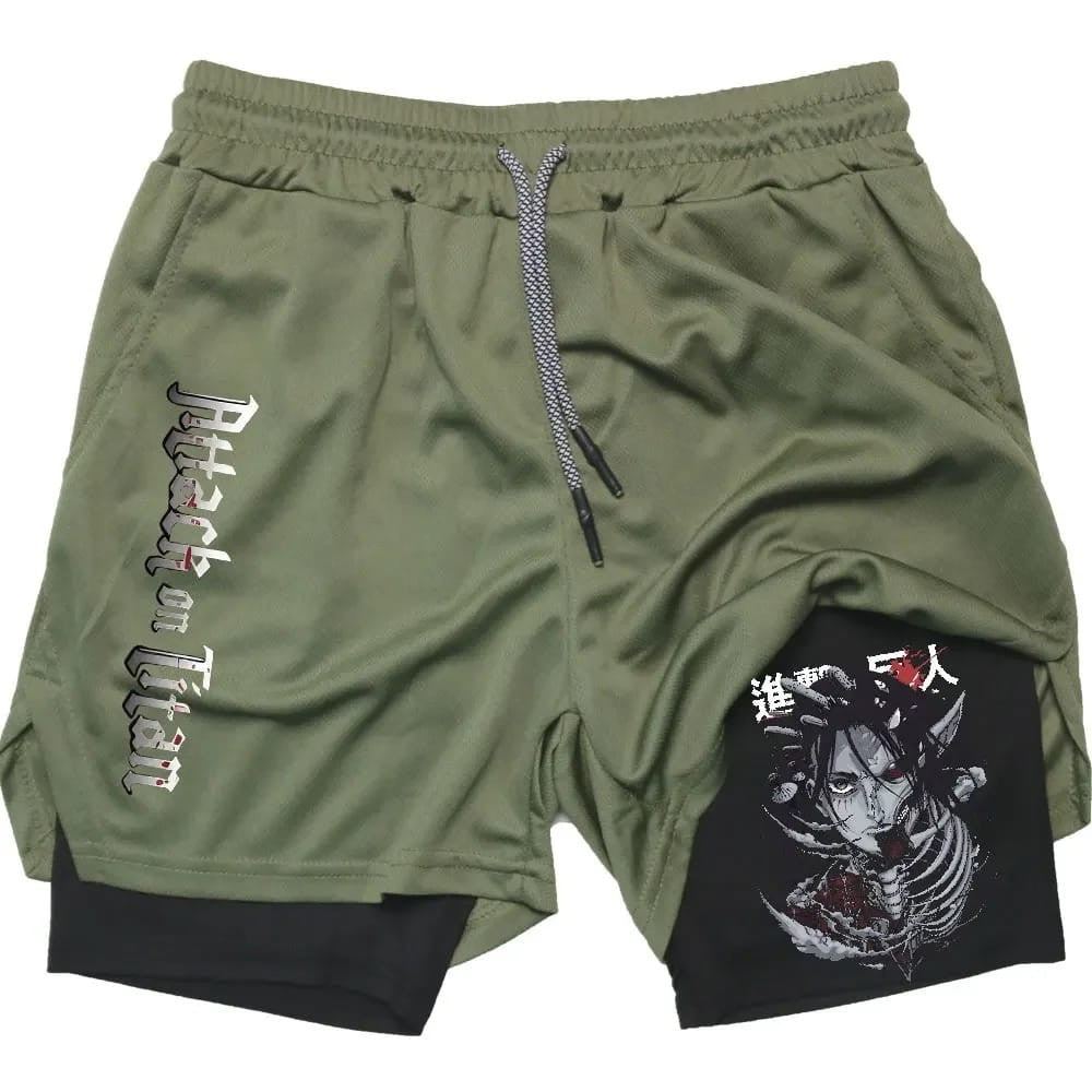 Attack on Titan Anime Summer Sports Shorts