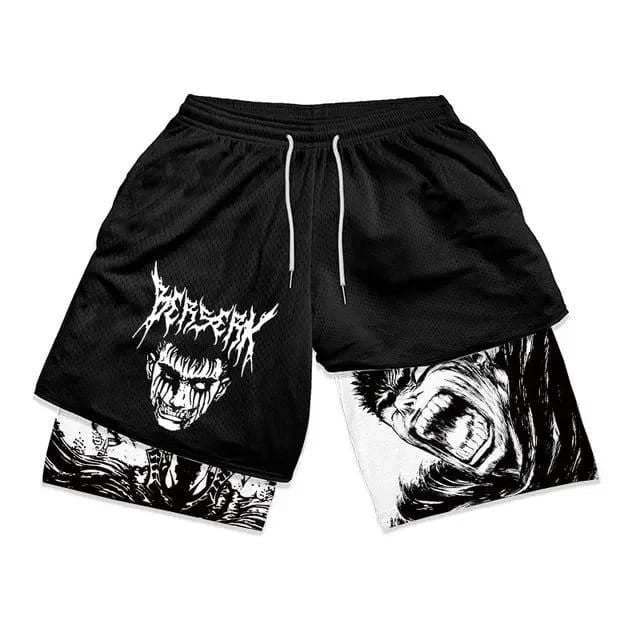 Berserk Anime Summer Sports Shorts