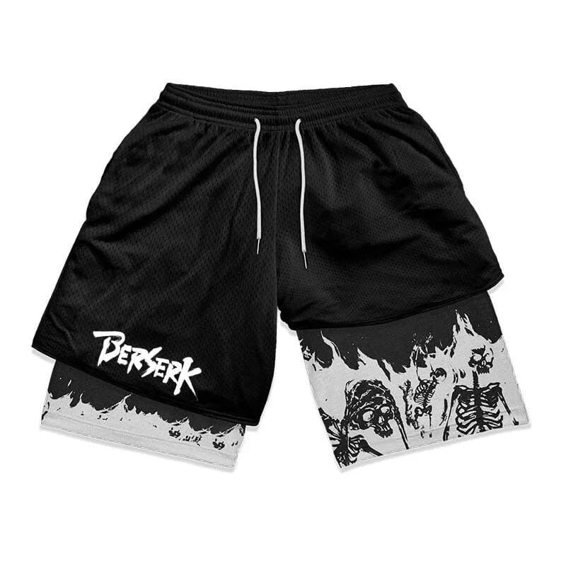 Berserk Anime Summer Sports Shorts