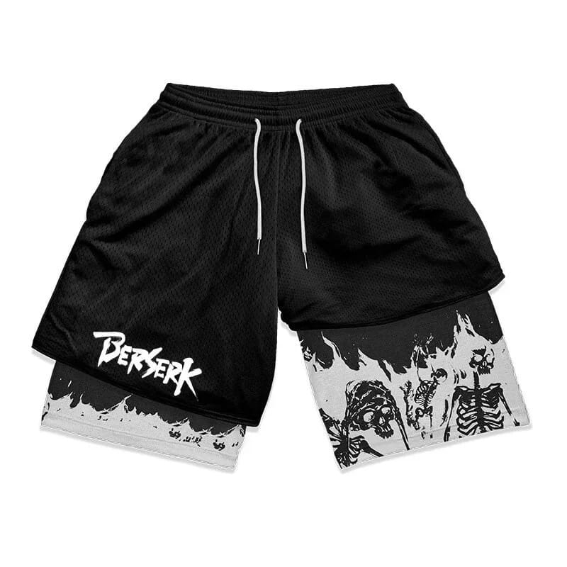 Berserk Anime Summer Sports Shorts
