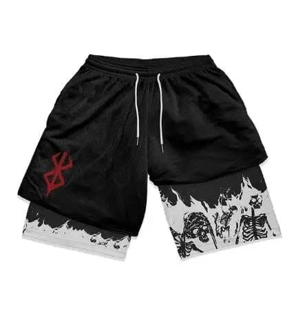 Berserk Anime Summer Sports Shorts