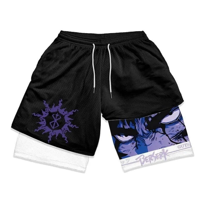 Berserk Anime Summer Sports Shorts